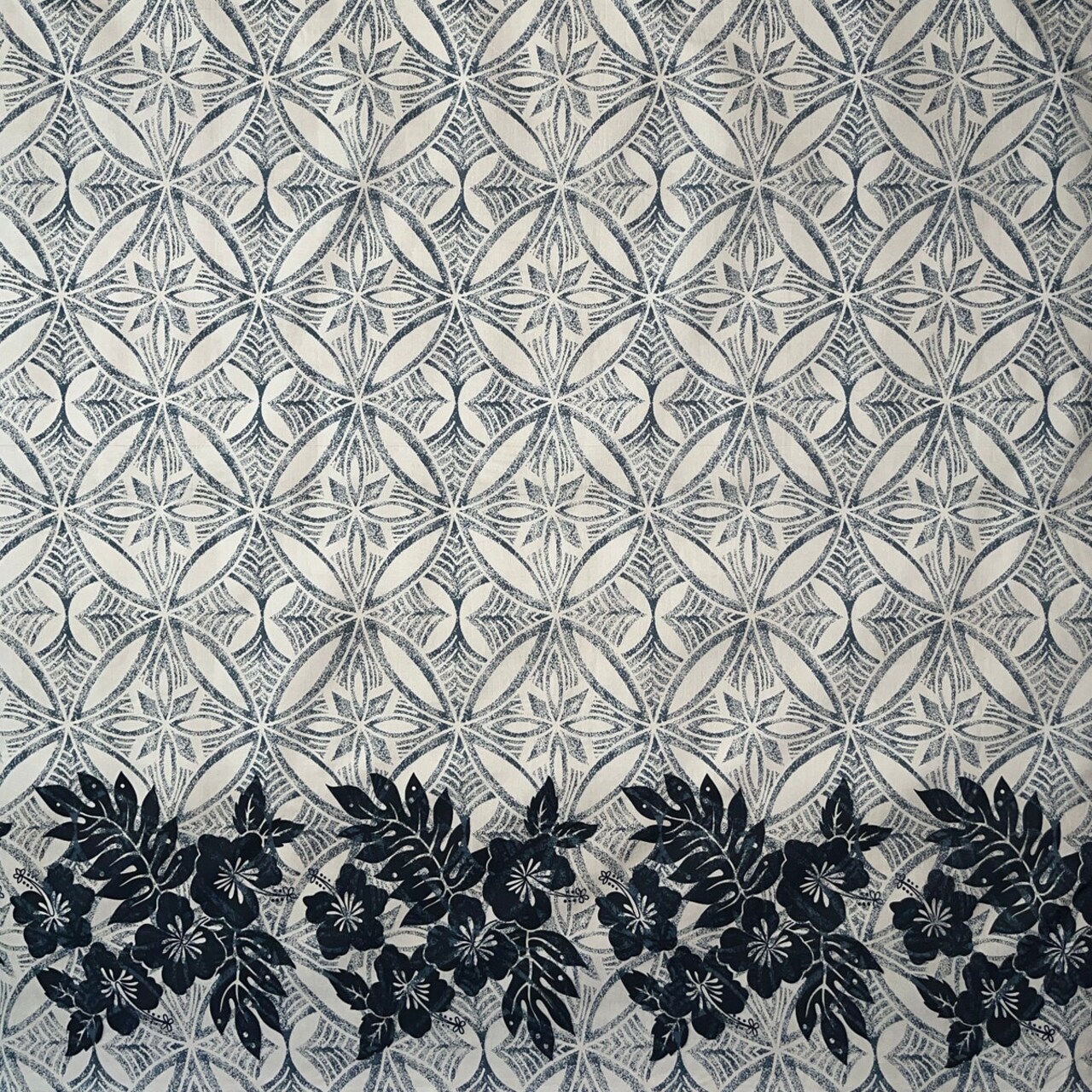 1 Yard Tropical Floral Border Polyester Fabric For Apparel Sewing And Decorative Craft Projects 60 Inch